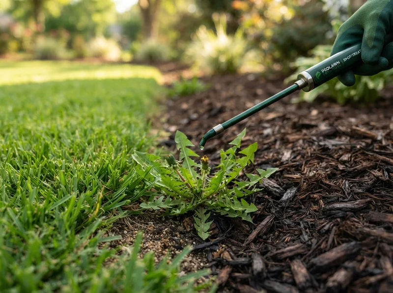 Professional weed control turf service